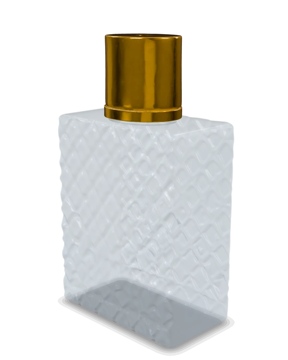 Frasco SHUDE 100 ML, vista en tres cuartos