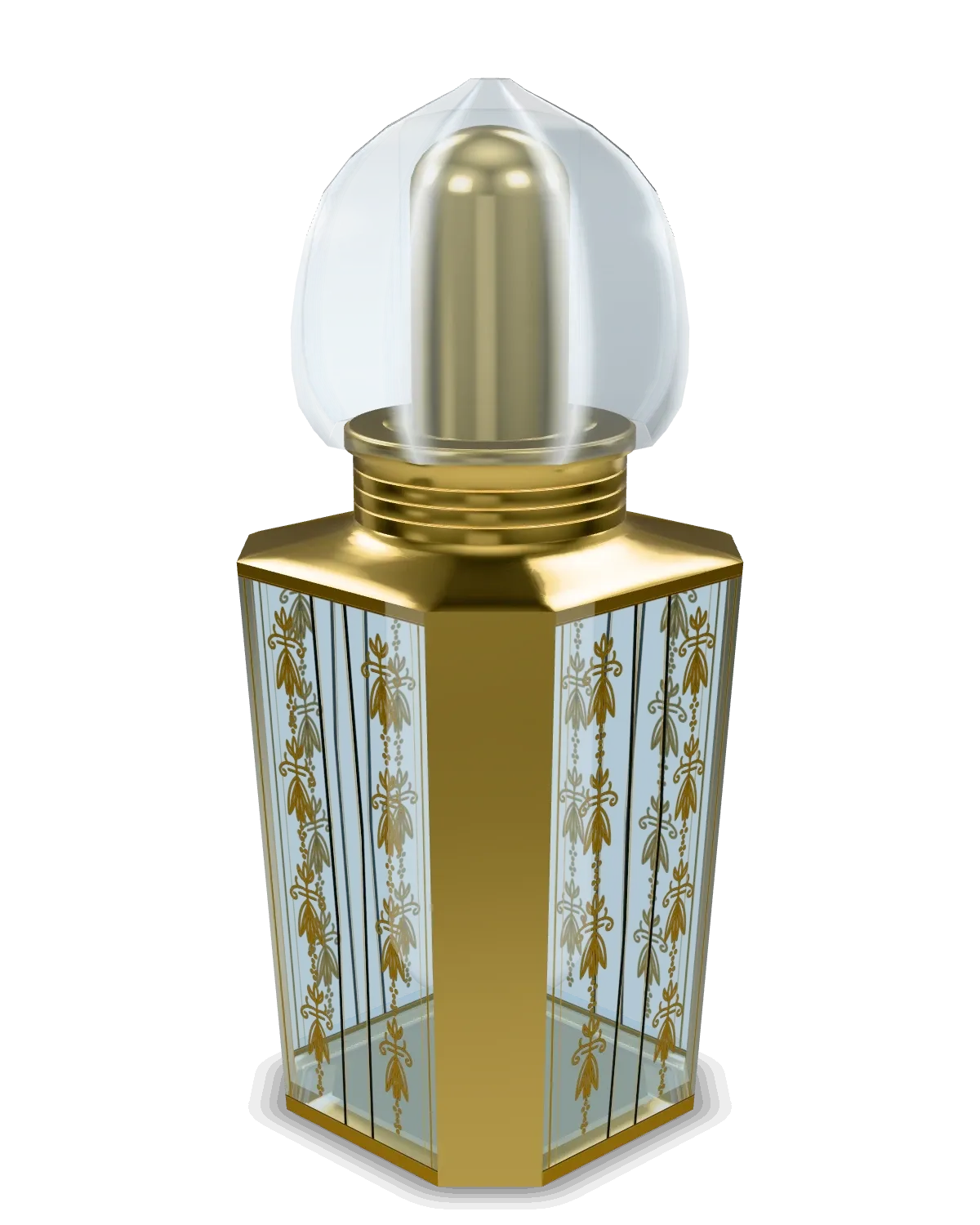 Frasco DIAMANTE 30 ML, vista en tres cuartos