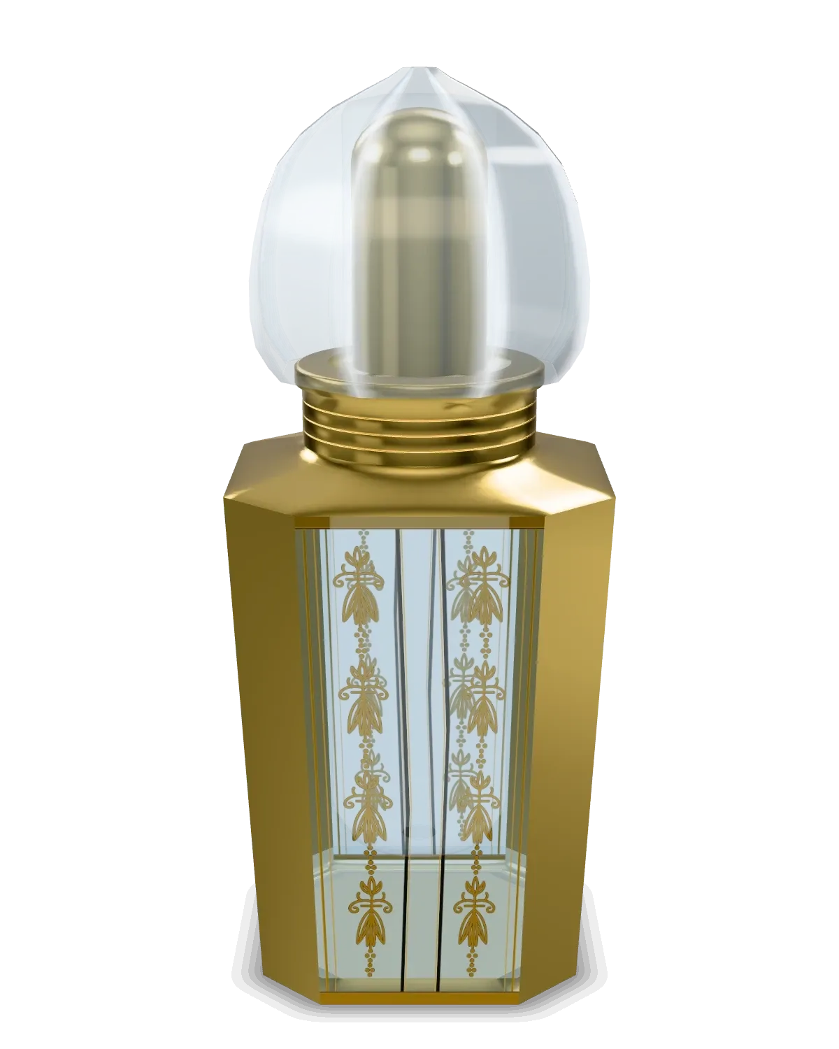 Frasco DIAMANTE 30 ML, vista de perfil