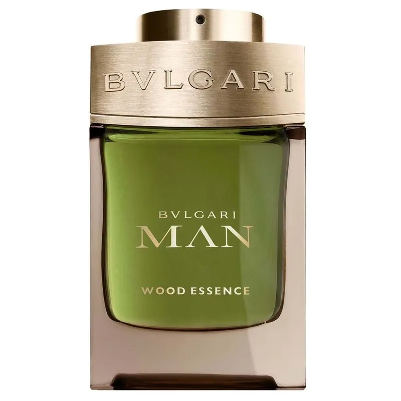 Frasco de Man Wood Essence de Bvlgari
