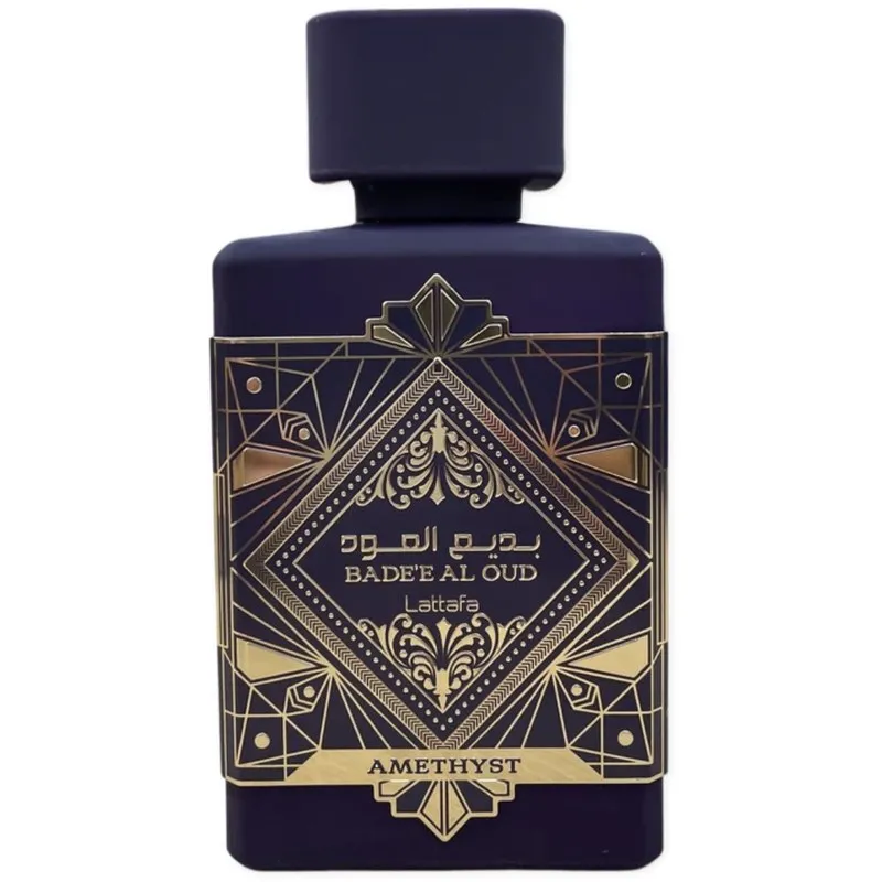 Frasco de Bade'e Al Oud Amethyst de Lattafa Perfumes