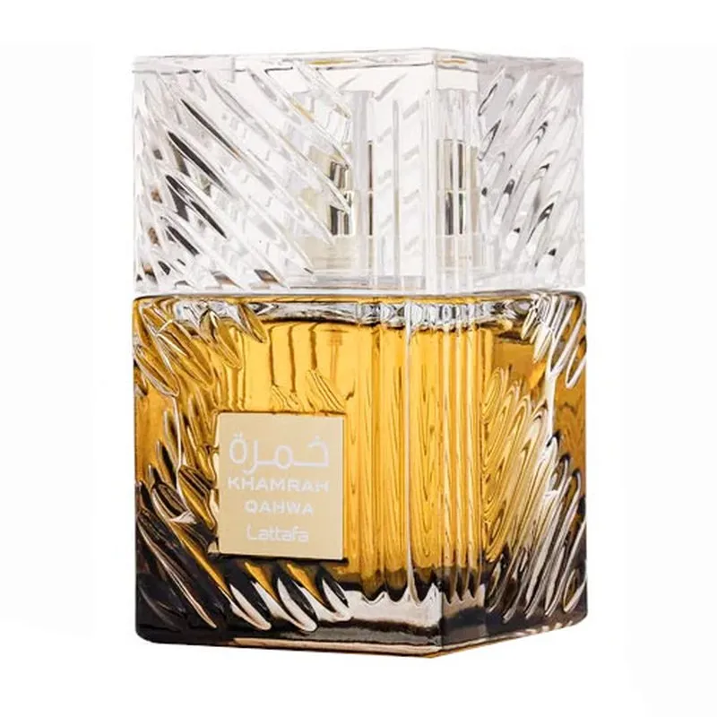 Frasco de Khamrah Qahwa de Lattafa Perfumes