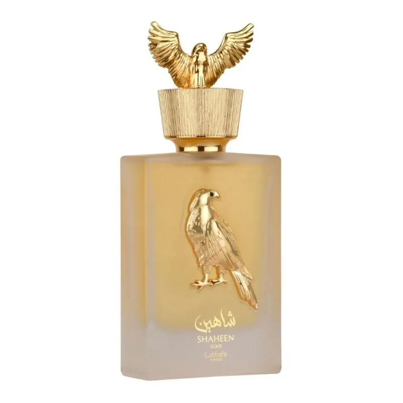 Frasco de Shaheen Gold de Lattafa Perfumes