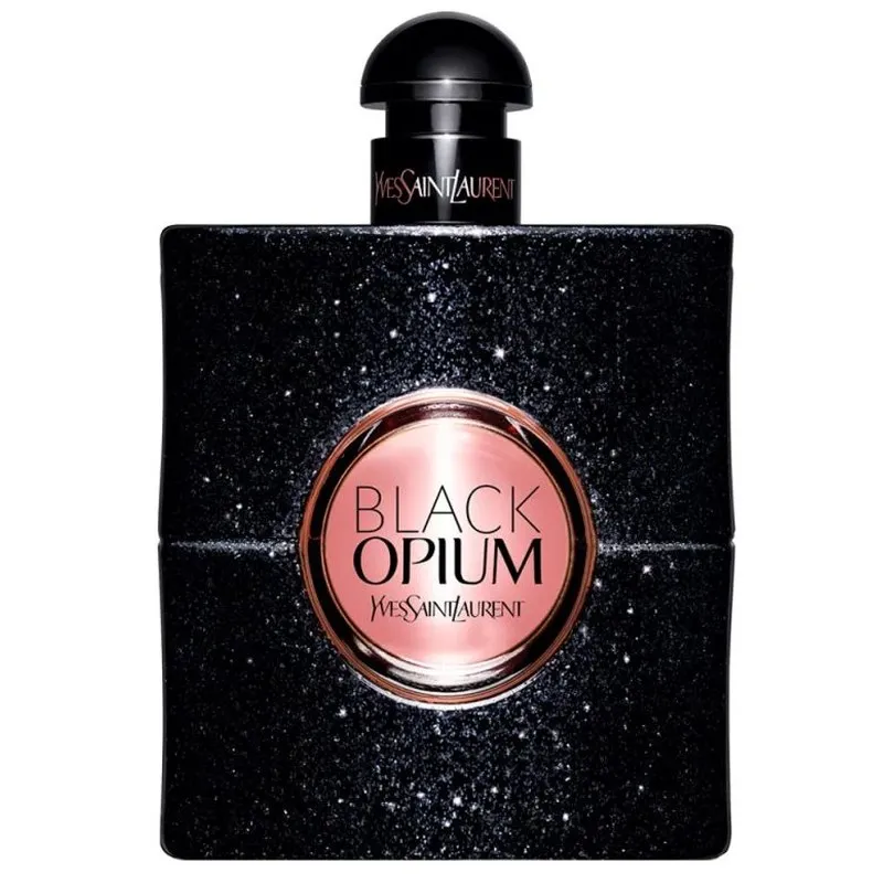 Frasco de Black Opium de Yves Saint Laurent